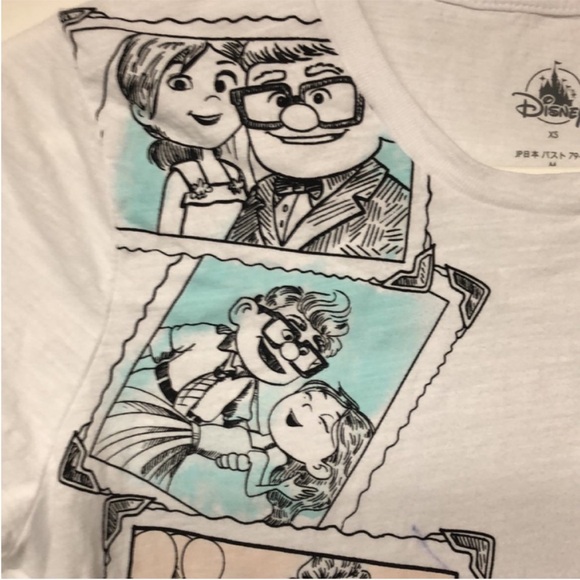 Disney UP! Carl and Ellie  Graphic Crop Tee - Picture 6 of 9